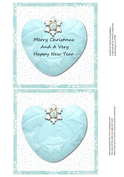 Two on a sheet Inserts to match White Kitty Christmas