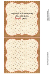 Two on a sheet Inserts to match Sweet Ginger Treat