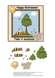 Retirement "take It Easy" Card Front