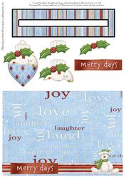 Bauble Penny Slider Card Front