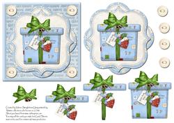 Just for You a Chritmas Present Card Front