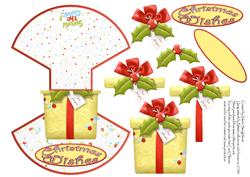 Just for You a Present Over the Edge Wobble/rocker Card