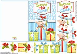 Elf in the Pressies C6 Quick Card