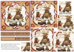 Deerest Friends Pyramid Card Front