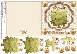 Oh Christmas Tree Quick Cut and Fold Card