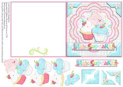 Hey Cupcake Square Quick Card