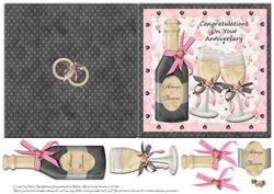 Congratulations on Your Anniversary Square Quick Card