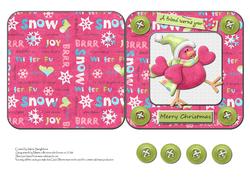 A Friend Warms Your Heart Christmas Quick Cut and Fold Card