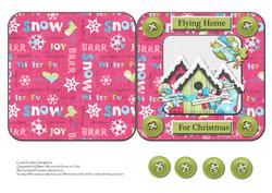 Home for Christmas Quick Cut and Fold Card