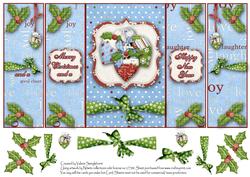 Christmas Baubles Gatefold Card