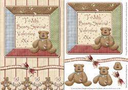 To My Beary Special Valentine Card Front