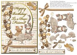 Happy Birthday to a Dear Friend Card Front