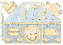 Hello Sunshine Easter Angled Front Card