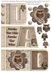 Another Year Older Wise Owl Word Book