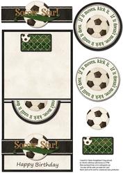 Soccer Star No Hole Over the Edge Card