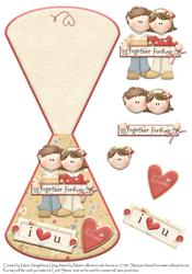 Together Forever Valentine Wobble Card