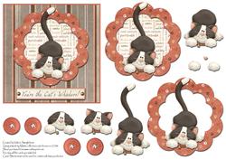 Ready to Pounce Cats Whiskers Card Front