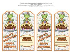 Hey Its Party Time Happy Birthday Bookmarks