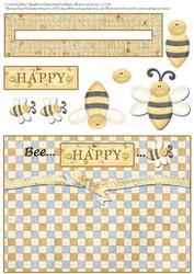 Bee Happy Bumble Penny Slider