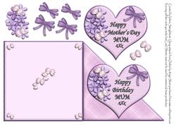 Mother's Day or Birthday Quick Card