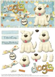 Its a Dogs Life for Sure Dl Card Front