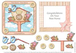 Congratulations on Your New Home Birdhouse