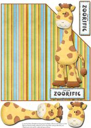 You Are Zoo-rific Diagonal Over the Edge Dl Card
