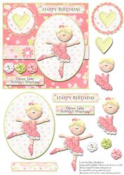 Dance Like Nobody's Watching Ballet Birthday Card
