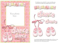Dance Dance Wherever You May Be Ballerina Photo Card Front