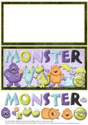 Have Some Monster Fun Dl Cut and Fold with Decoupage