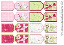 8 Butterfly Quick Cut and Fold Gift Tags