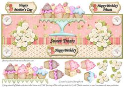Sweet Treats for Mother's Day Dl Over the Edge Card Front