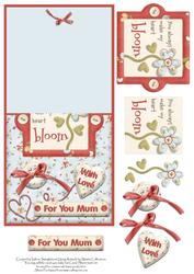 With Love for You Mum No Hole Over the Edge Card