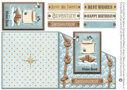 Sailin' the High Seas Over the Edge Card