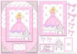 Pink Perfect Princess Quick Card Front