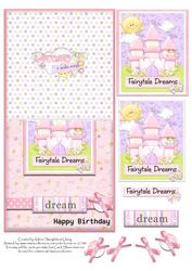 Dream Fairytale Dreams Happy Birthday No Hole Over the Edge