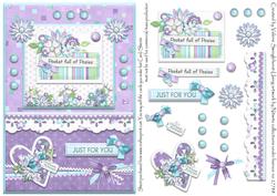 Pocket Full of Posies Just for You Friend Card Front