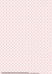 Tiny Pink Rosebuds Backing Paper