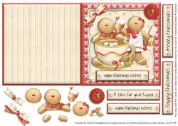 A Cake for Your Cuppa Gingerbread Christmas Card