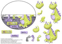Have a Monster Birthday No Hole Over the Edge Wobble Card