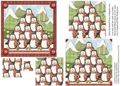 Penguin Tree Pyramid Card Front