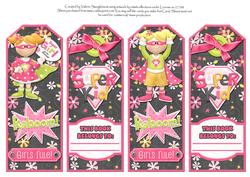 Girls Rule Kaboom Supergirl Bookmarks