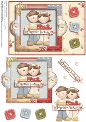 Together Forever Sweethearts Card Front