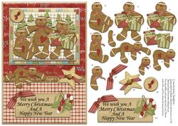 Meet the Gingers Merry Christmas & Happy New Year Card Front