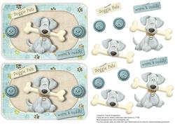 Doggie Pals Warm & Cuddly 2 Toppers on Sheet