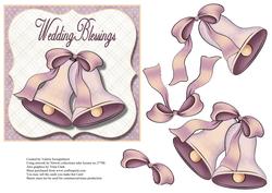 Wedding Blessings Wedding Bells Quick Card Front