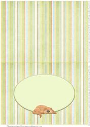 Insert for Sorry You're Feeling Woof Get Well Card