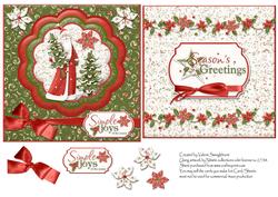 Simple Joys of the Season Card Front & Insert