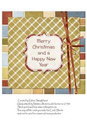 Insert for 8x8 Such Deer Friends Christmas Card Front