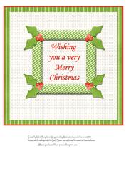 Insert for Reindeer Brings Gifts for You Quick Card Front